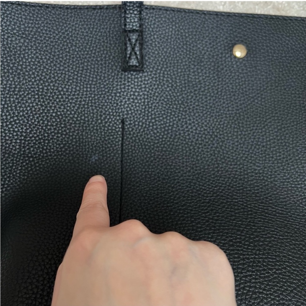 Unbranded Faux Leather Textured Shoulder Purse - Picture 3 of 4